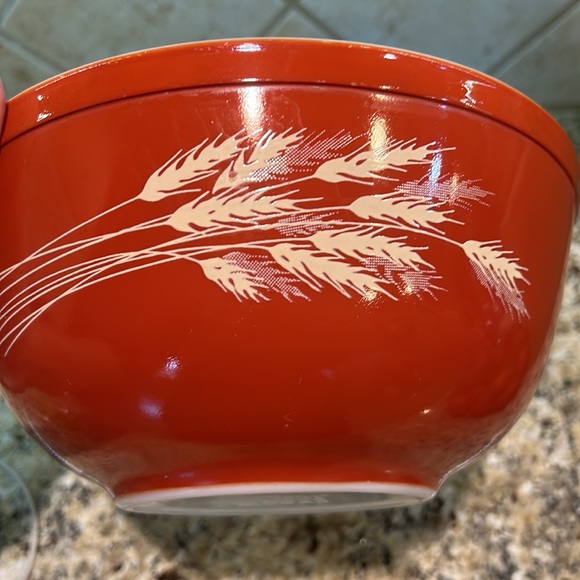 Vintage PYREX Autumn Harvest Mixing Bowl Rust Orange 403 - Picture 6 of 6